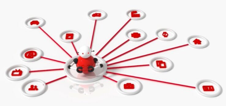 botnet attacks written out over red background