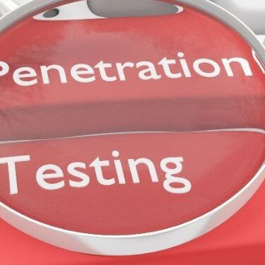 computer keyboard button saying penetration testing